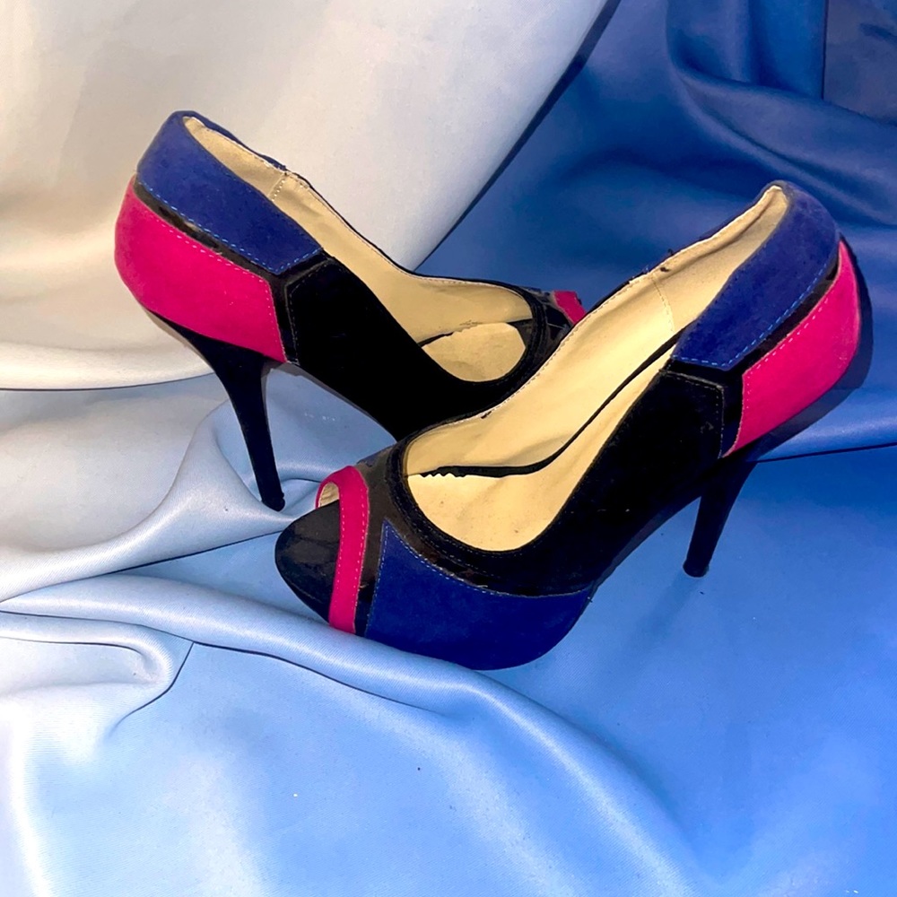 Multi color heels